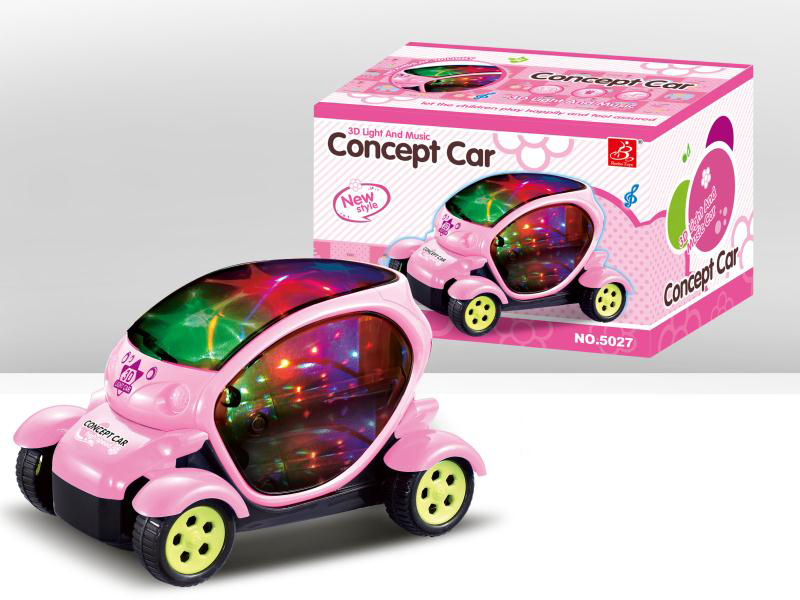 B/O Go And Bump Concept Car With 3D Light And Music(Pink)