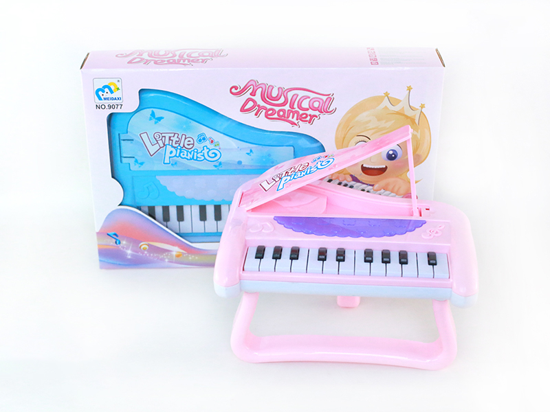 Electronic Organ(Pink/Light Blue)Light/Music/22 Keys