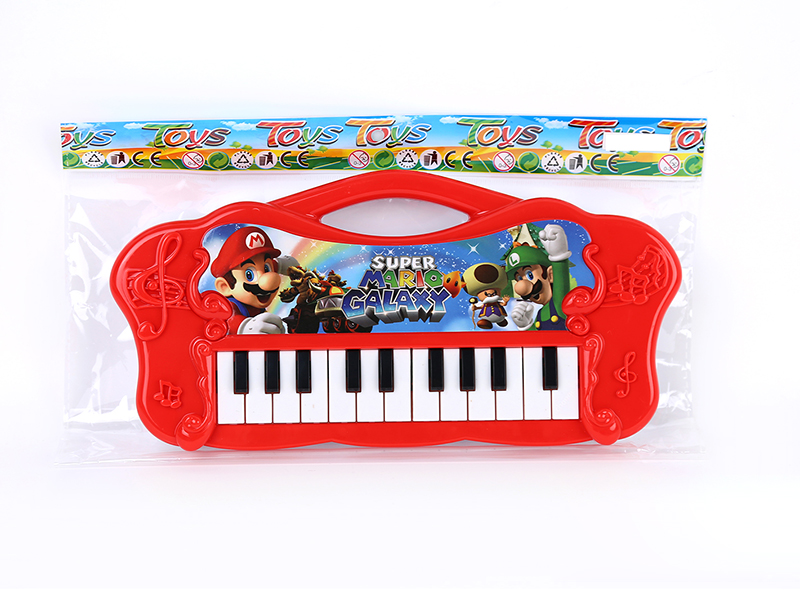 Super Mario Mini Electronic Organ(Red)With Music/22 Keys