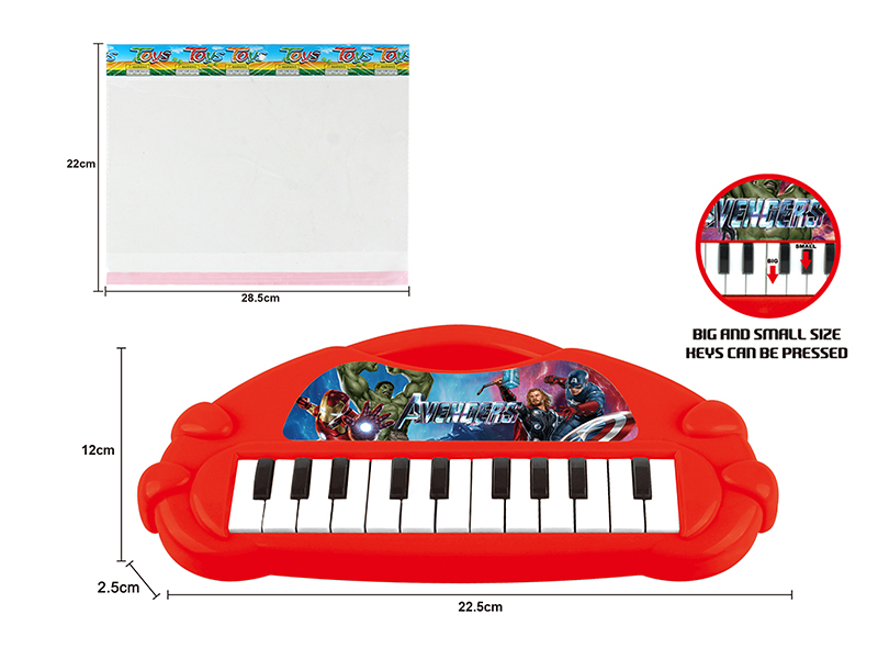 Avengers Assemble Electronic Organ(Red)Music/22 Keys
