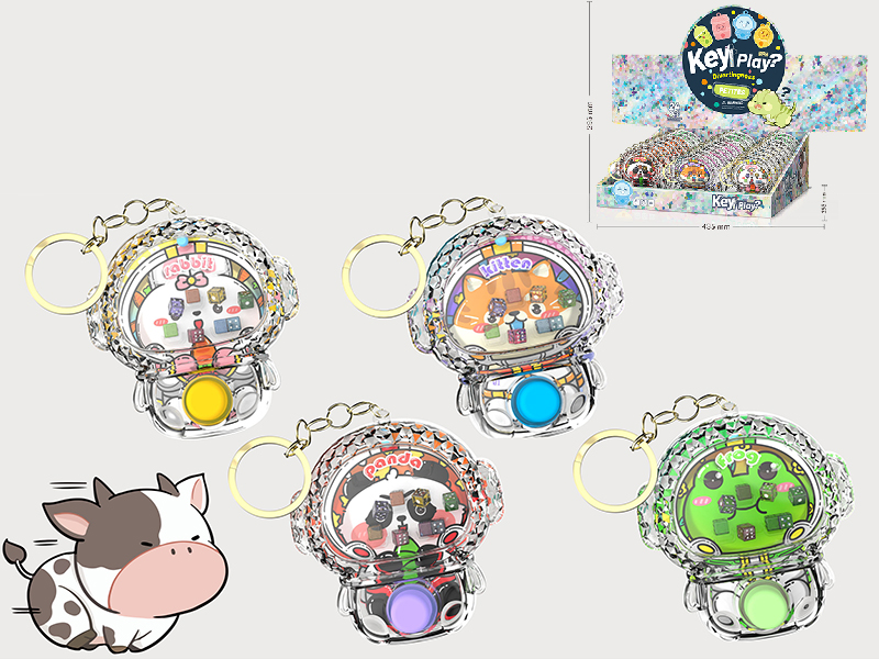 Space Animal Theme Water Game 24pcs