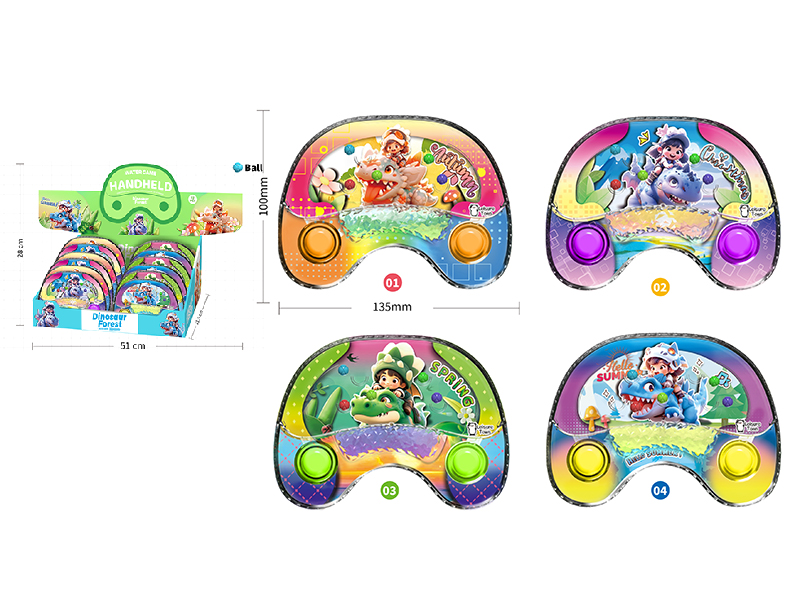 3D Dinosaur Theme Water Game 12pcs