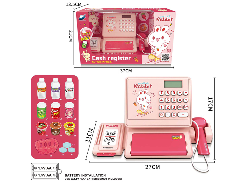 Rabbit Cash Register Toy Set