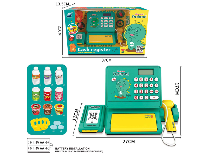 Dinosaur Cash Register Toy Set
