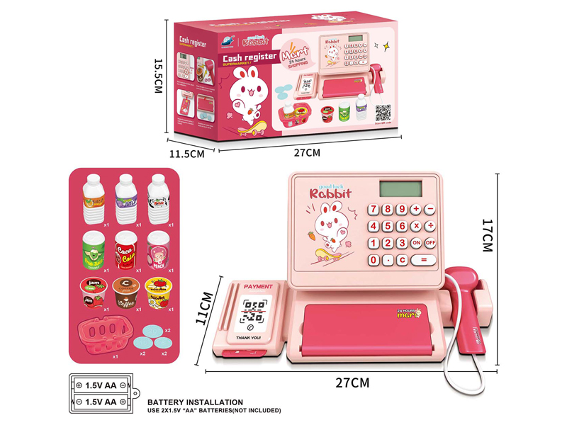 Rabbit Cash Register Toy Set