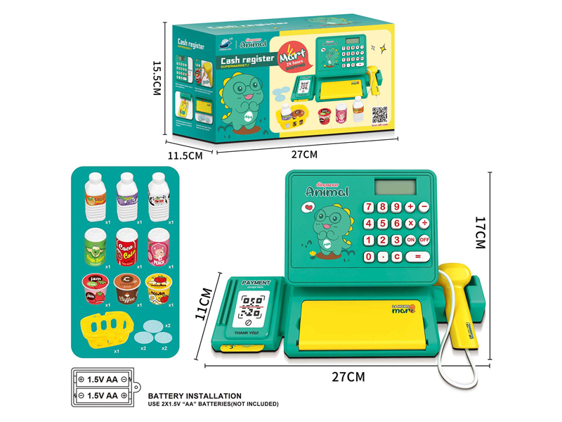 Dinosaur Cash Register Toy Set