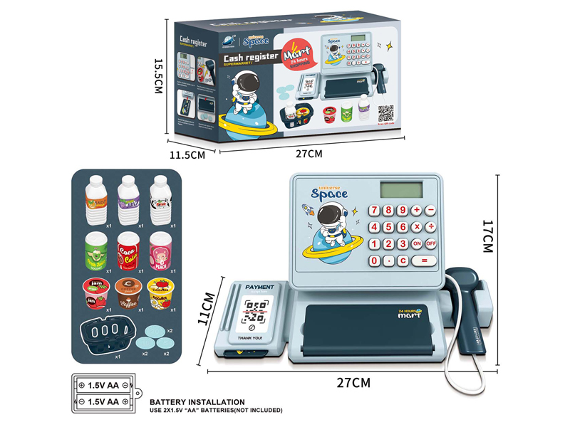 Astronaut Cash Register Toy Set