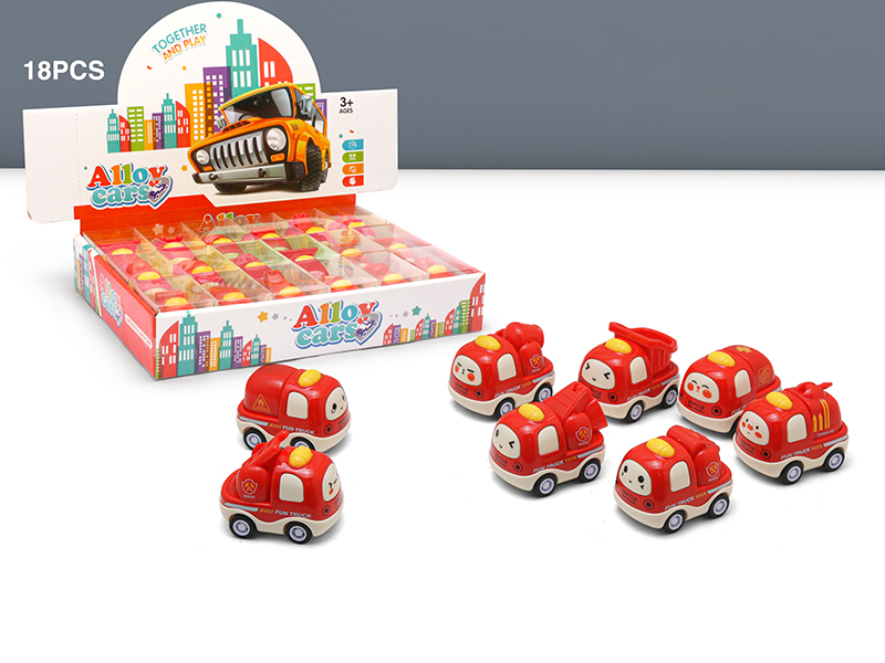 Pull Back Alloy Cartoon Car(18PCS)