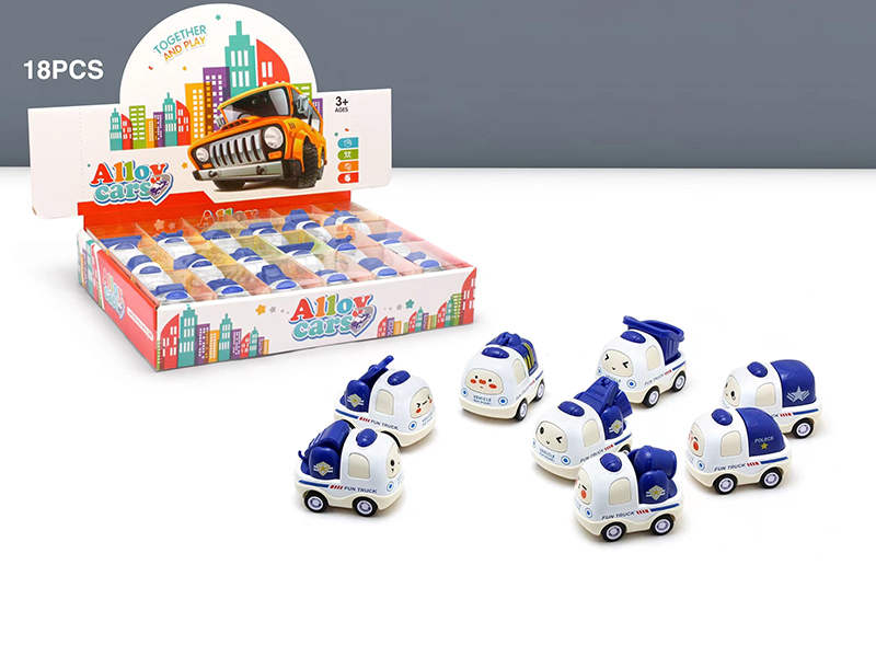 Pull Back Alloy Cartoon Car(18PCS)