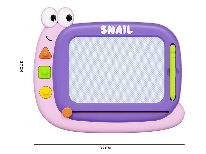 Snail Purple Painting Board+Building Block+Support+Feet