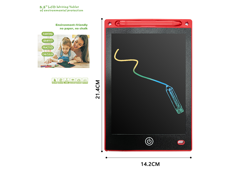 8.5 Inch Red Painting Board