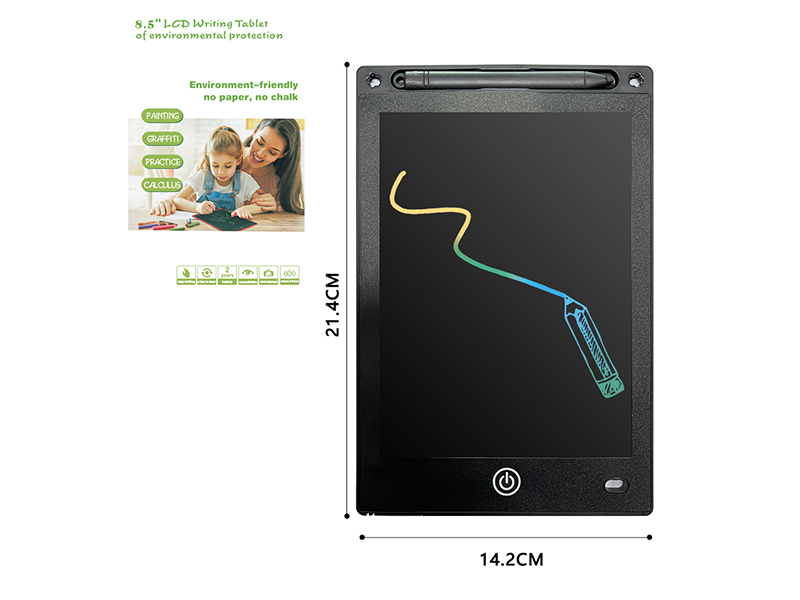 8.5 Inch Black Painting Board