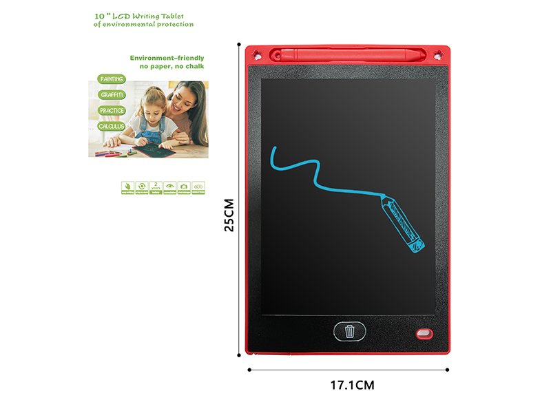 10 Inch Red Painting Board