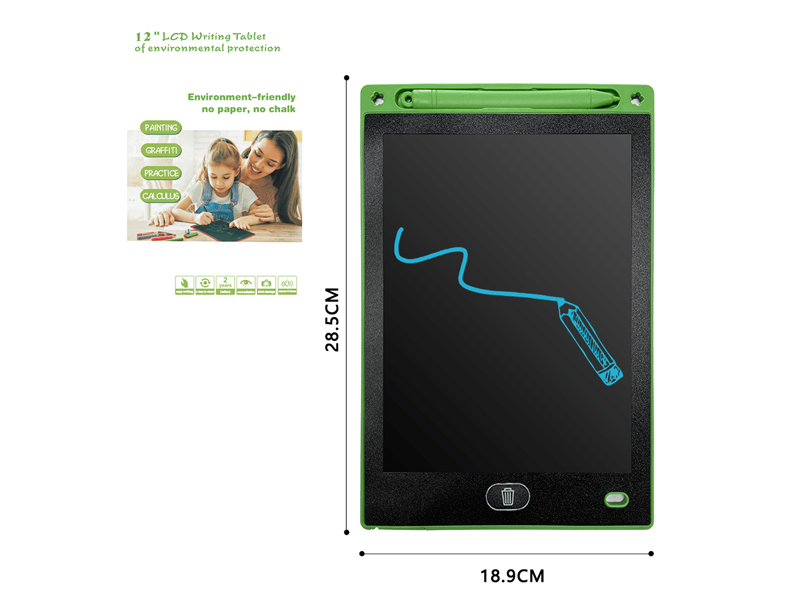 12 Inch Green Painting Board