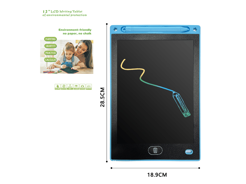 12 Inch Blue Painting Board