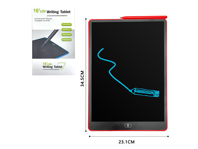 16 Inch Red Painting Board