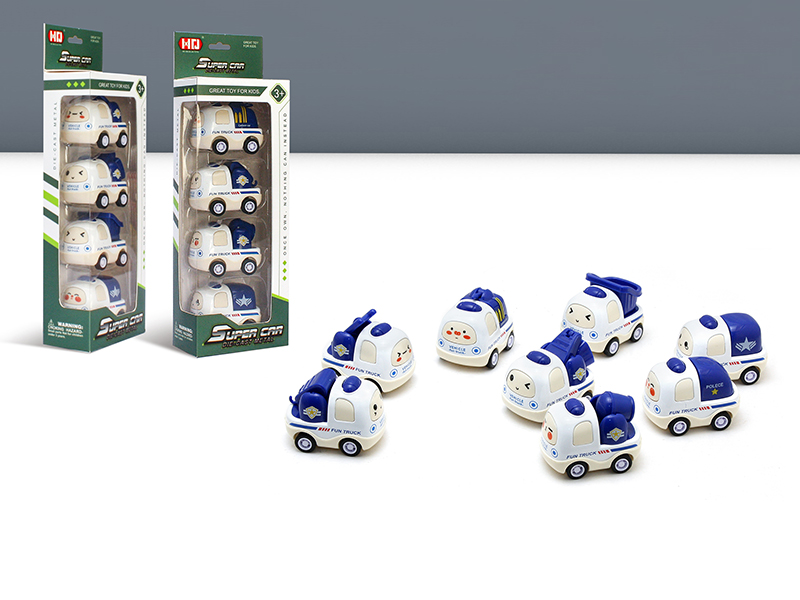 Pull Back Alloy Cartoon Car(8 Styles Mixed)