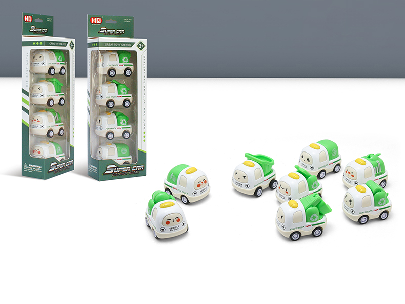 Pull Back Alloy Cartoon Car(8 Styles Mixed)