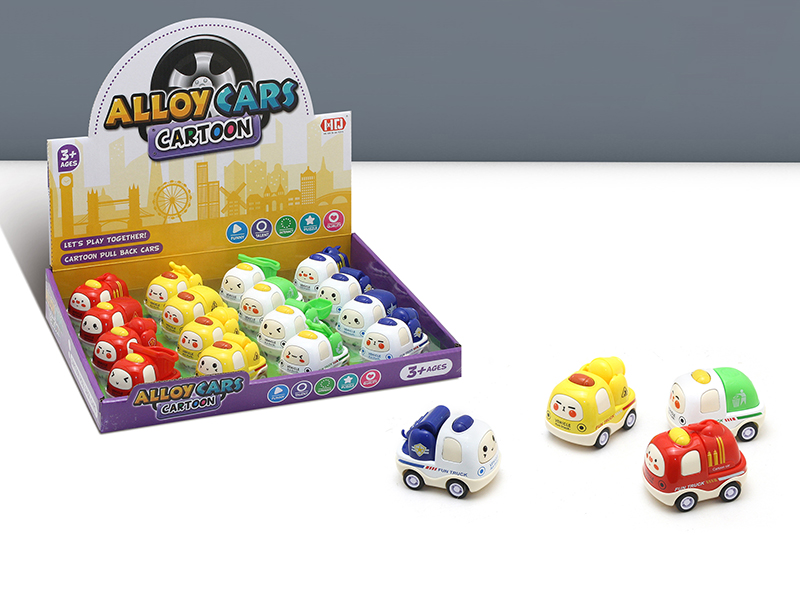 Pull Back Alloy Cartoon Car(16pcs)