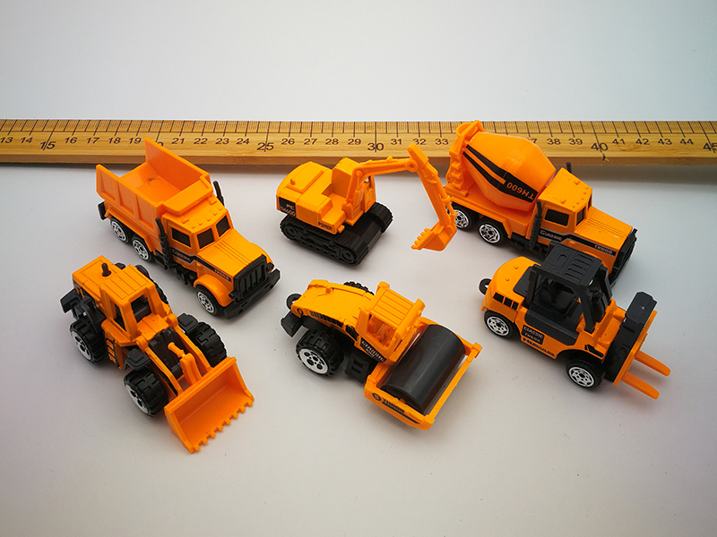 7.5cm Alloy Engineering Truck 1pcs