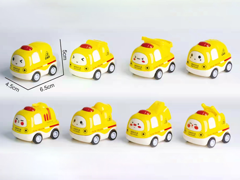 Pull Back Alloy Cartoon Car 1pcs