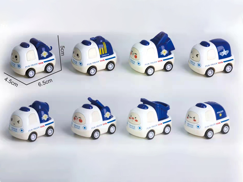 Pull Back Alloy Cartoon Car 1pcs