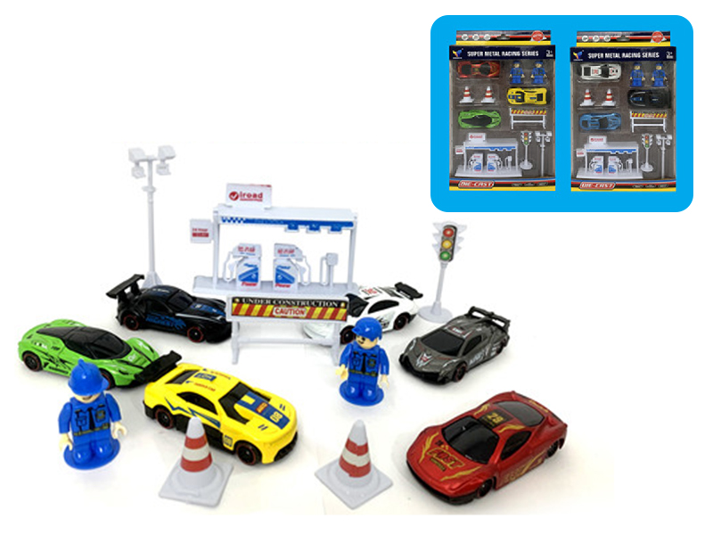 1:64 Slide Alloy Sport Car Set