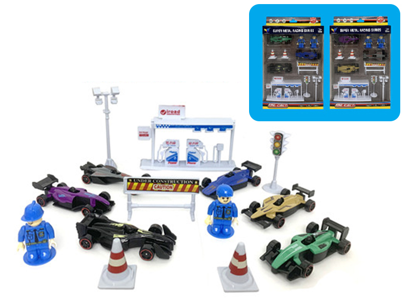 1:64 Slide Alloy Equation Car Set