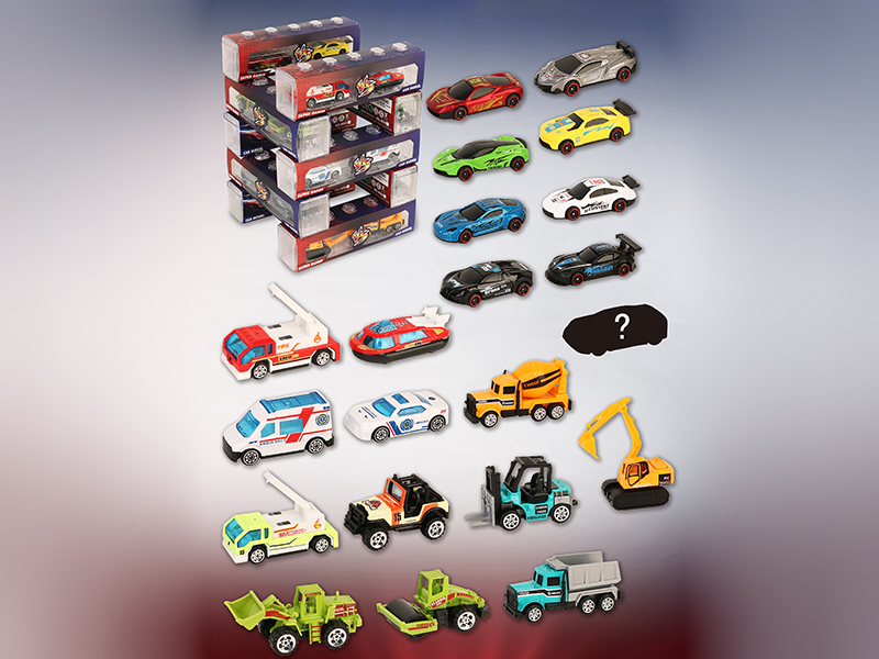 1:64 Alloy Model Car Building Blocks Display Box