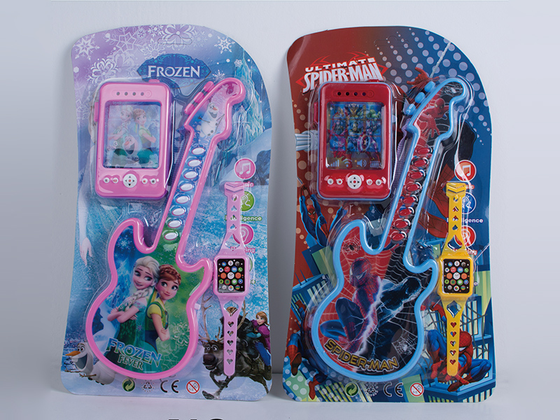 Frozen/Avengers Assemble Guitar + Mobile Phone + Watch
