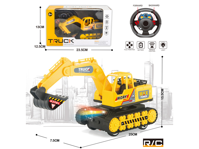 2CH R/C Steering Wheel Car