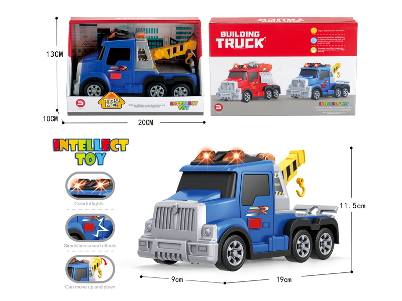 B/O Boom Construction Engineering Vehicle With Sound And Light