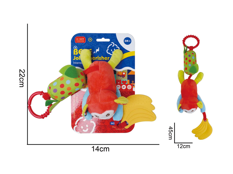 Plush Comfort Monkey Hanging Bed Wind Chime