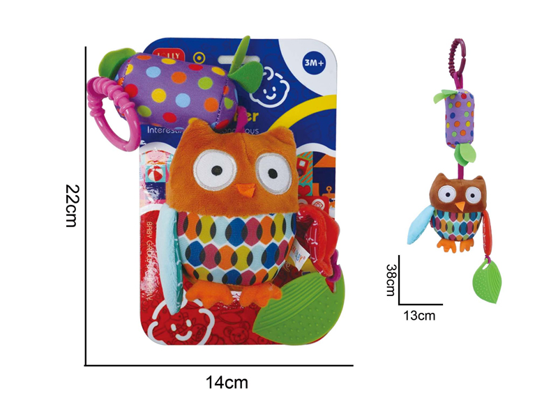 Plush Comfort Owl Hanging Bed Wind Chime