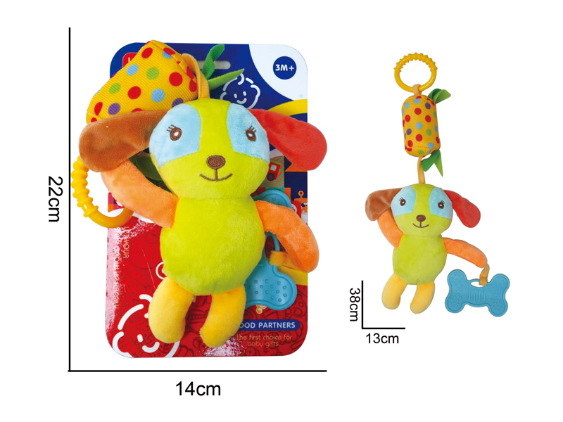 Plush Comfort Puppy Hanging Bed Wind Chime