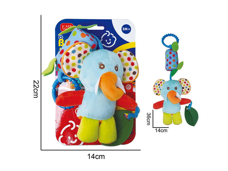 Plush Comfort Elephant Hanging Bed Wind Chime