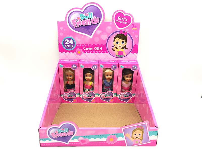 24PCS 4.5 Inch Doll Summer Clothing