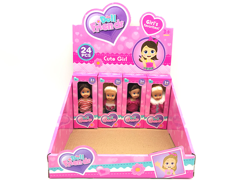 24PCS 4.5 Inch Doll Autumn And Winter Clothing