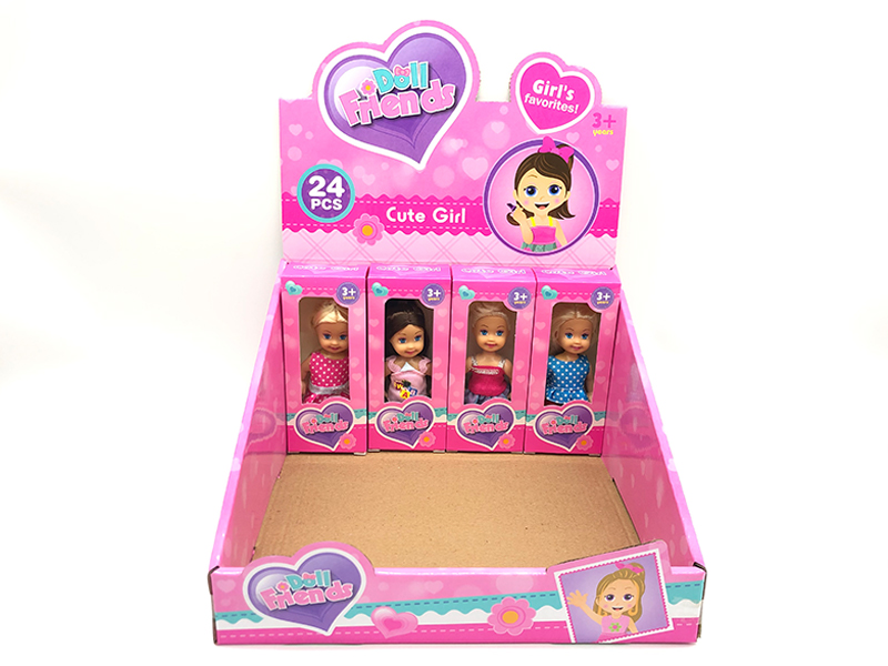 24PCS 4.5 Inch Doll Summer Clothing