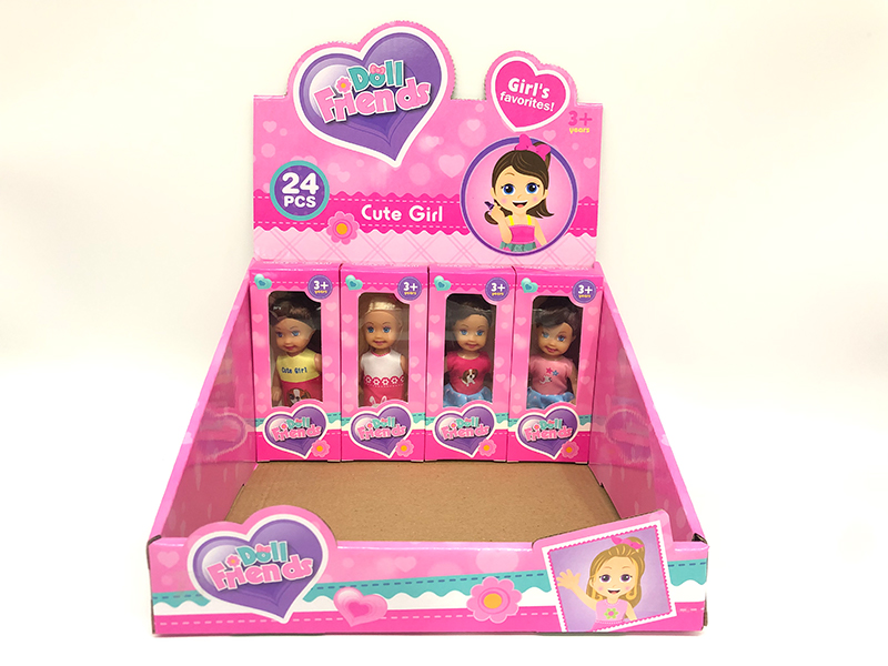 24PCS 4.5 Inch Doll Autumn And Winter Clothing