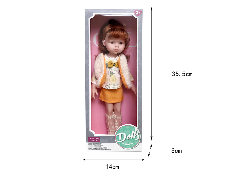 14 Inch Vinyl Girl Doll