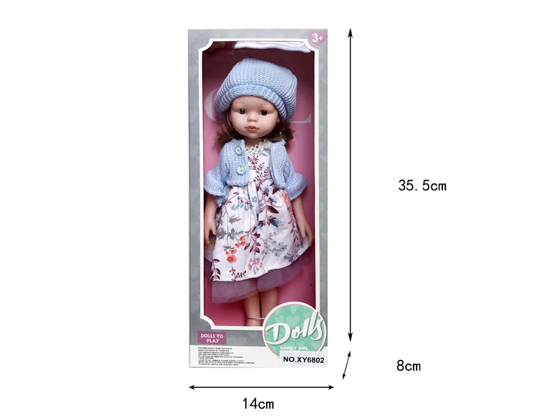 14 Inch Vinyl Girl Doll