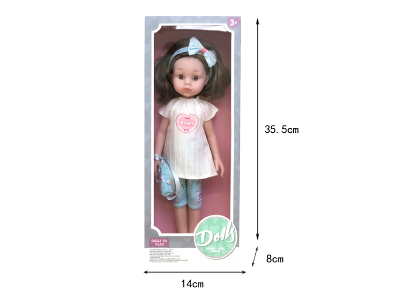 14 Inch Vinyl Girl Doll