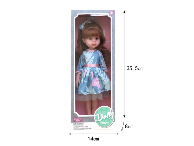 14 Inch Vinyl Girl Doll