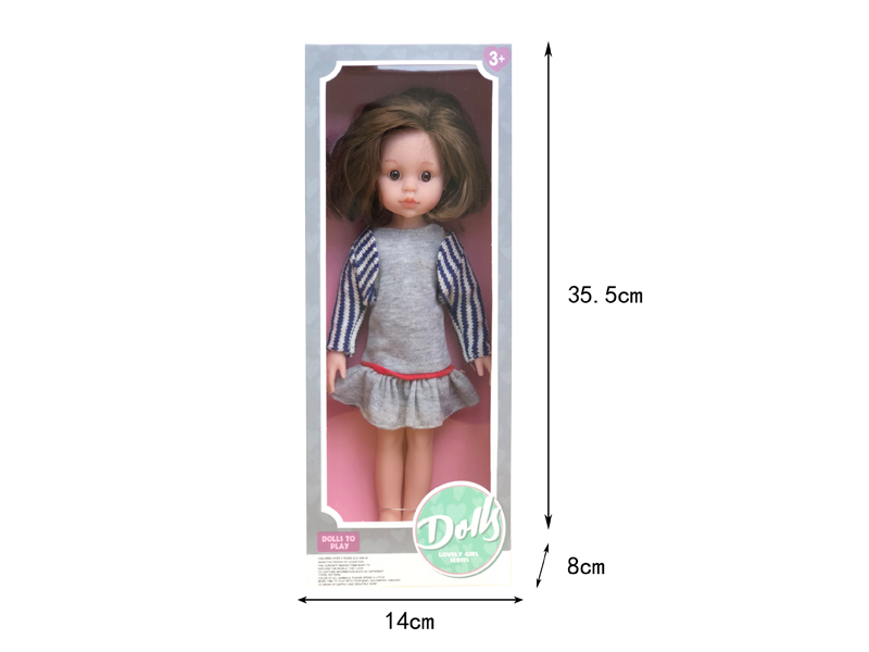 14 Inch Vinyl Girl Doll