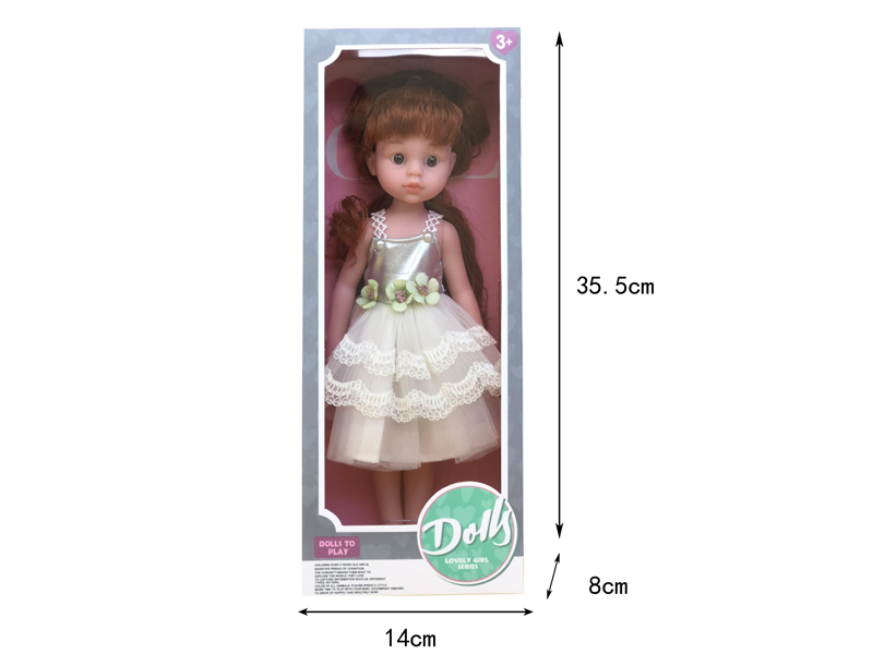 14 Inch Vinyl Girl Doll