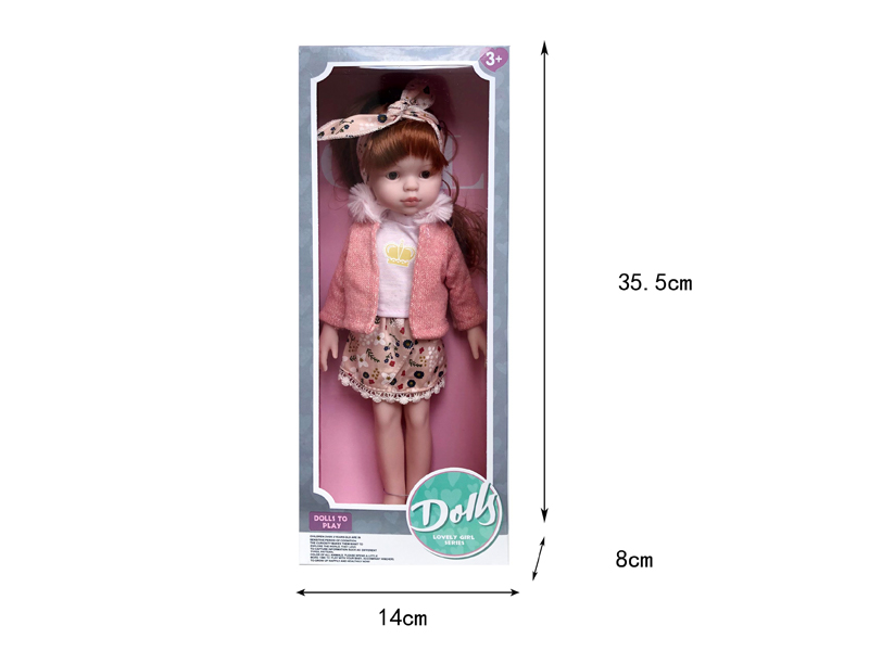 14 Inch Vinyl Girl Doll
