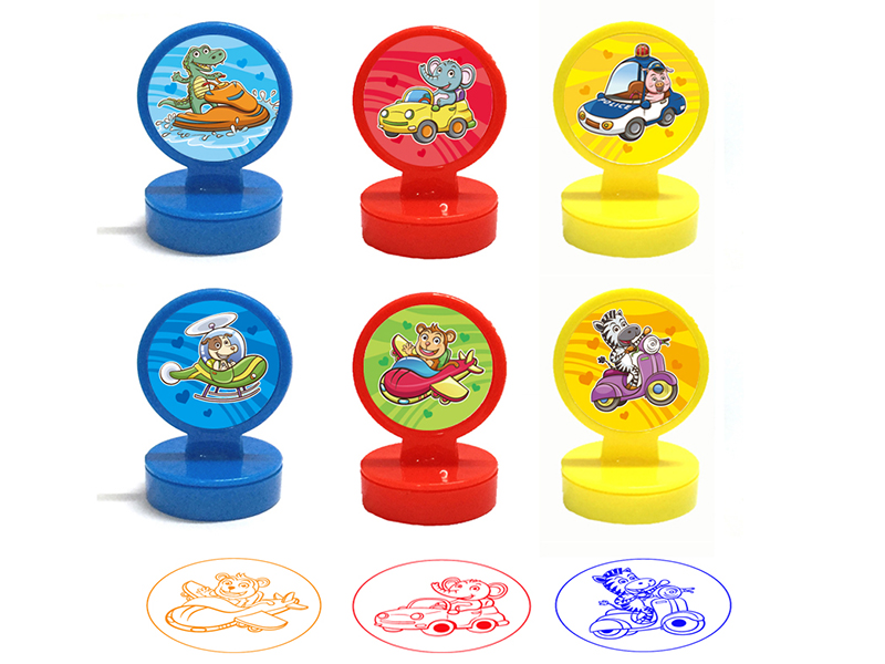 Cartoon Vehicle Stamper