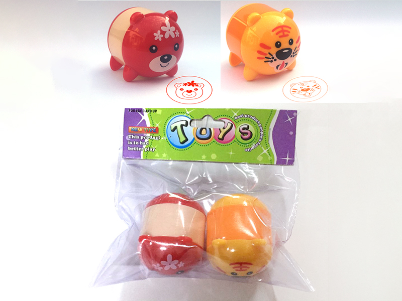 Cartoon Animal Stamper Toys 2pcs