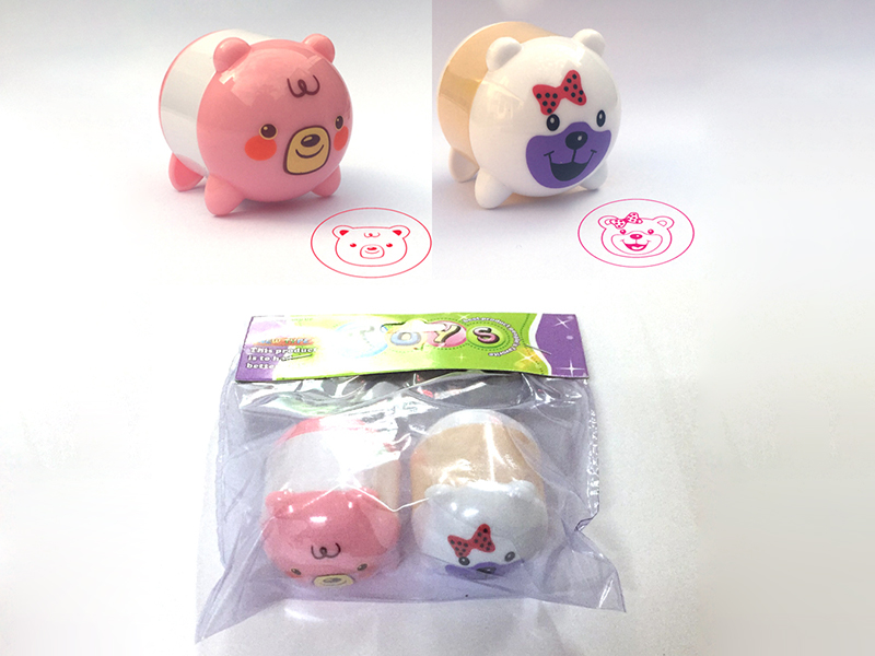 Cartoon Animal Stamper Toys 2pcs
